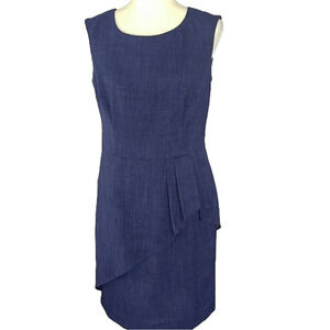- 9&CO. blue polyester dress SZ 10
